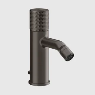 Смеситель для биде, Gessi, Habito Cesello, цвет-Black Metal Brushed PVD