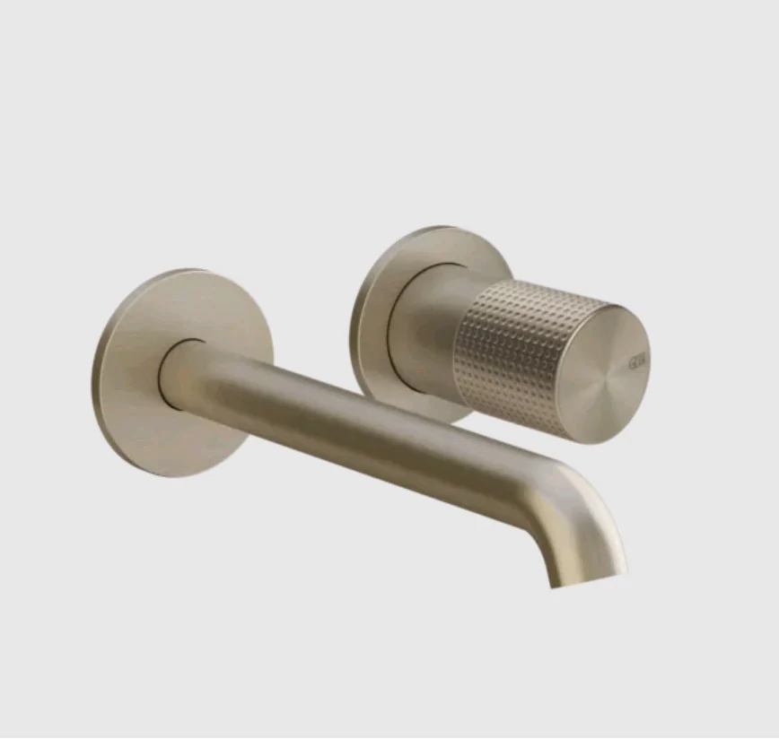 Смеситель для раковины, Gessi, Habito Cesello, цвет-Finox Brushed Nickel