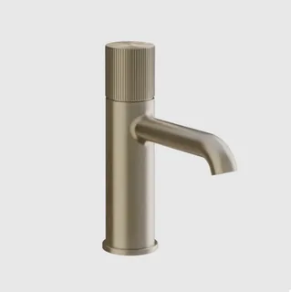 Смеситель для раковины, Gessi, Habito Rigato, цвет-Finox Brushed Nickel