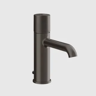 Смеситель для раковины, Gessi, Habito Diamantato, цвет-Black Metal Brushed PVD