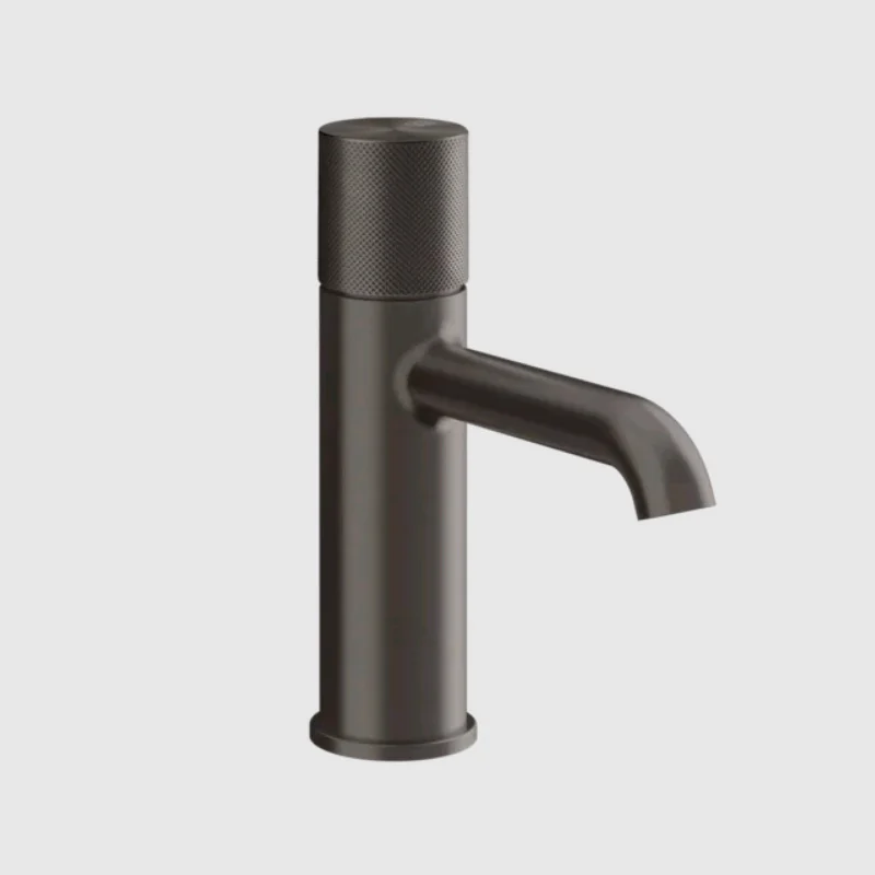 Смеситель для раковины, Gessi, Habito Diamantato, цвет-Black Metal Brushed PVD