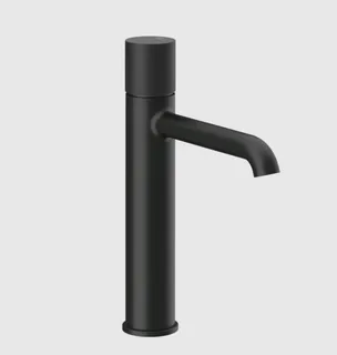 Смеситель для раковины, Gessi, Habito Diamantato, цвет-черный матовый