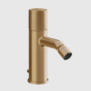 Смеситель для биде, Gessi, Habito Diamantato, цвет-Warm Bronze Brushed PVD