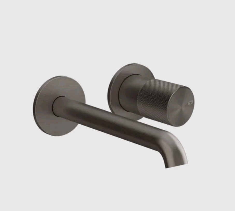 Смеситель для раковины, Gessi, Habito Diamantato, цвет-Black Metal Brushed PVD