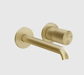 Смеситель для раковины, Gessi, Habito Diamantato, цвет-Brushed Brass PVD