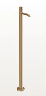 Смеситель для раковины, Gessi, Habito Diamantato, напольный, цвет-Warm Bronze Brushed PVD