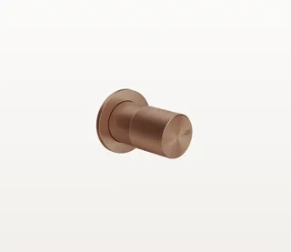 Смеситель для душа, Gessi, Habito Diamantato, на 1 потребитель, настенный встраиваемый, цвет-Copper Brushed PVD