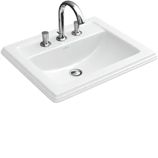 Раковина, Villeroy&Boch, Hommage, шгв 630*525*200, CeramicPlus, цвет-альпийский белый