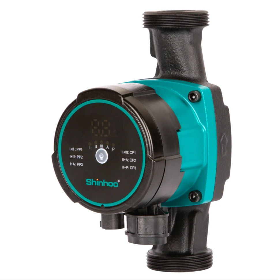 Насос циркуляционный, Shinhoo, MASTER S 15-6 130 1x230V, 5-39 Вт, G 1", PN10