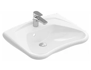 Раковина, Villeroy&Boch, O.Novo Vita, шгв 600*490*140, отверстия для смесителя-1 сквозное, 2 промаркированных, цвет-альпийский белый — иконка