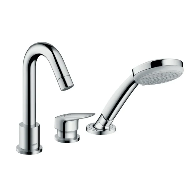 Смеситель для ванны и душа, Hansgrohe, Logis, цвет-хром