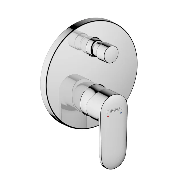 Смеситель для душа, Hansgrohe, Vernis Blend, на 2 потребителя, настенный встраиваемый, цвет-хром
