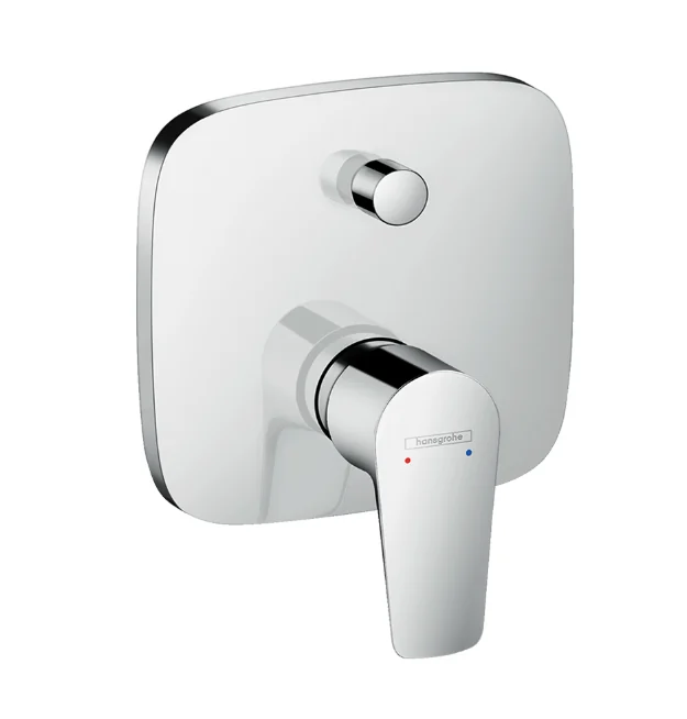 Смеситель для душа, Hansgrohe, Talis E, на 2 потребителя, настенный встраиваемый, цвет-хром