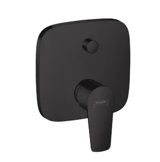 Смеситель для душа, Hansgrohe, Talis E, на 2 потребителя, настенный встраиваемый, цвет-черный матовый