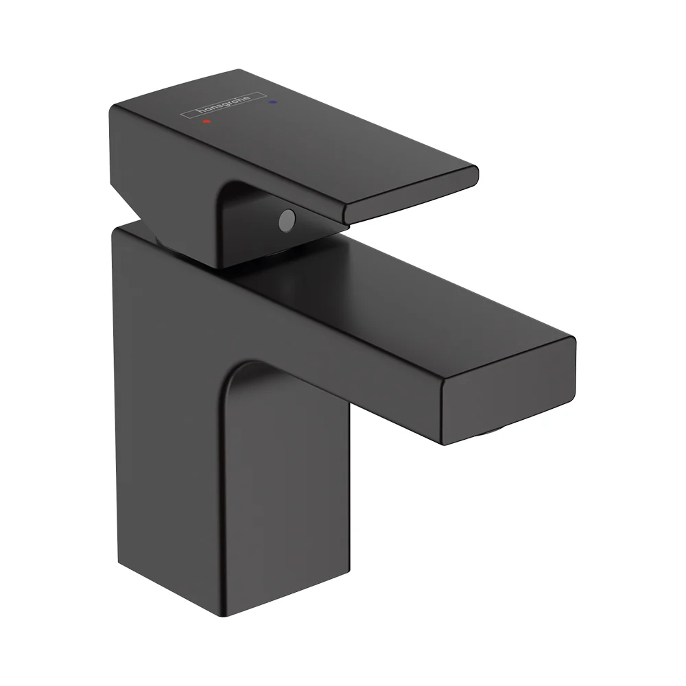 Смеситель для раковины, Hansgrohe, Vernis Shape, цвет-черный матовый