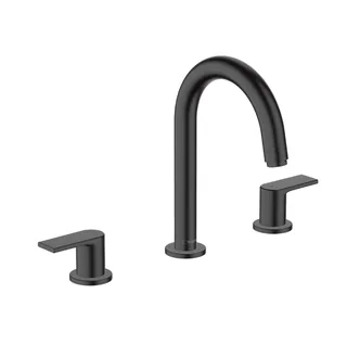 Смеситель для раковины, Hansgrohe, Vernis Shape, на раковину/столешницу, цвет-черный матовый