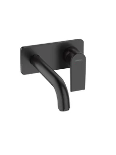 Смеситель для раковины, Hansgrohe, Vernis Shape, цвет-черный матовый
