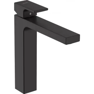 Смеситель для раковины, Hansgrohe, Vernis Shape, цвет-черный матовый — иконка