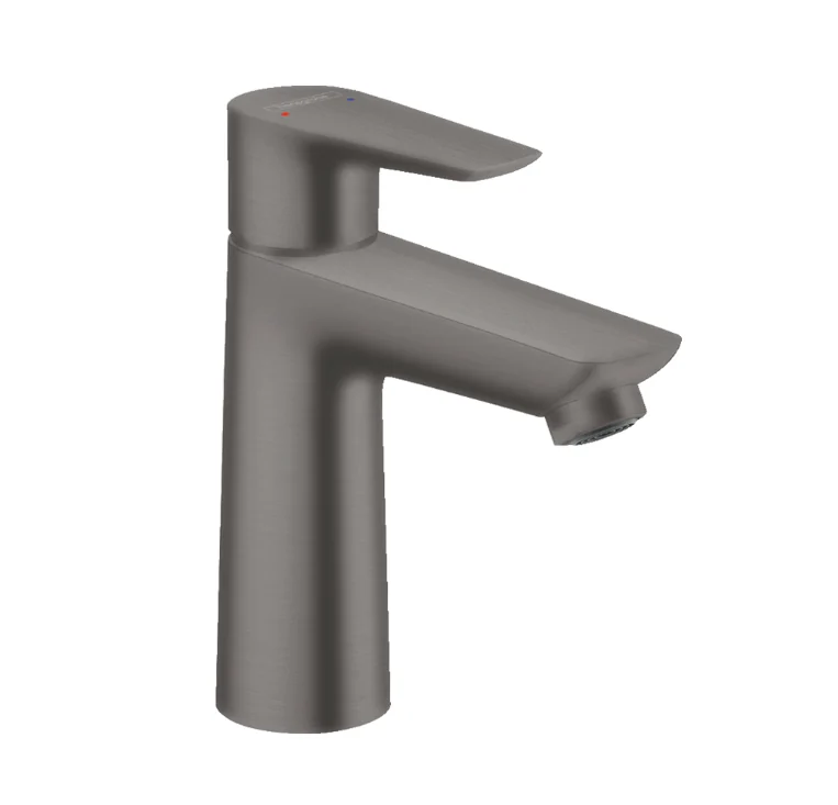 Смеситель для раковины, Hansgrohe, Talis E, цвет-шлифованный чёрный хром