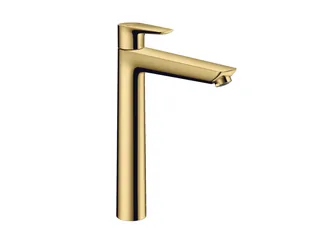 Смеситель для раковины, Hansgrohe, Talis E, цвет-полированное золото