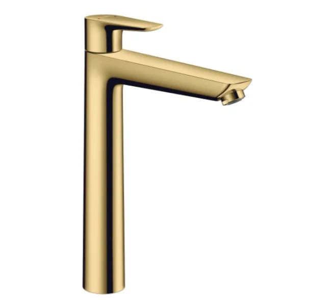 Смеситель для раковины, Hansgrohe, Talis E, цвет-полированное золото