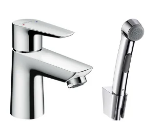 Смеситель для раковины, Hansgrohe, Talis E, цвет-хром