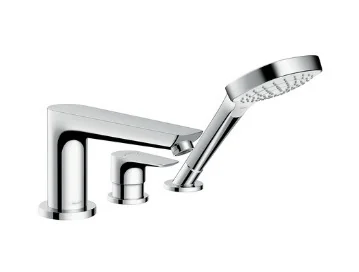 Смеситель для ванны и душа, Hansgrohe, Talis E, цвет-хром
