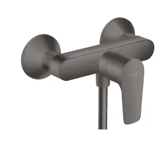 Смеситель для душа, Hansgrohe, Talis E, на 1 потребитель, настенный, цвет-шлифованный черный хром
