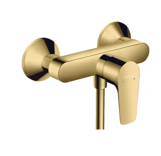 Смеситель для душа, Hansgrohe, Talis E, на 1 потребитель, настенный, цвет-полированное золото — иконка