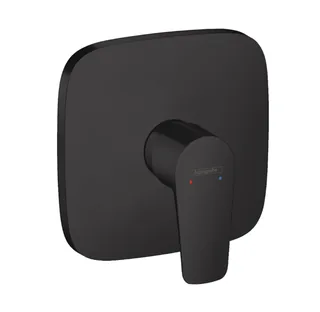Смеситель для душа, Hansgrohe, Talis E, на 1 потребитель, настенный встраиваемый, цвет-черный матовый