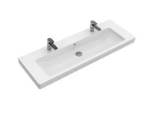 Раковина, Villeroy&Boch, Subway 2.0, шг 1300*470, отверстия для смесителя-2, CeramicPlus, цвет-альпийский белый — иконка