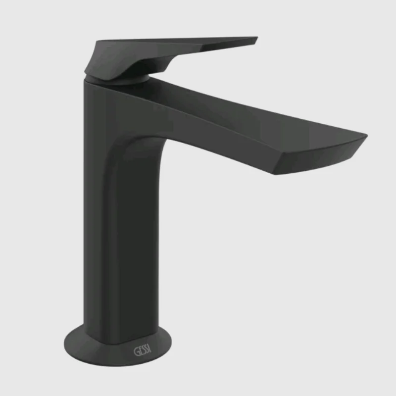Смеситель для раковины, Gessi, Ventaglio, цвет-черный матовый