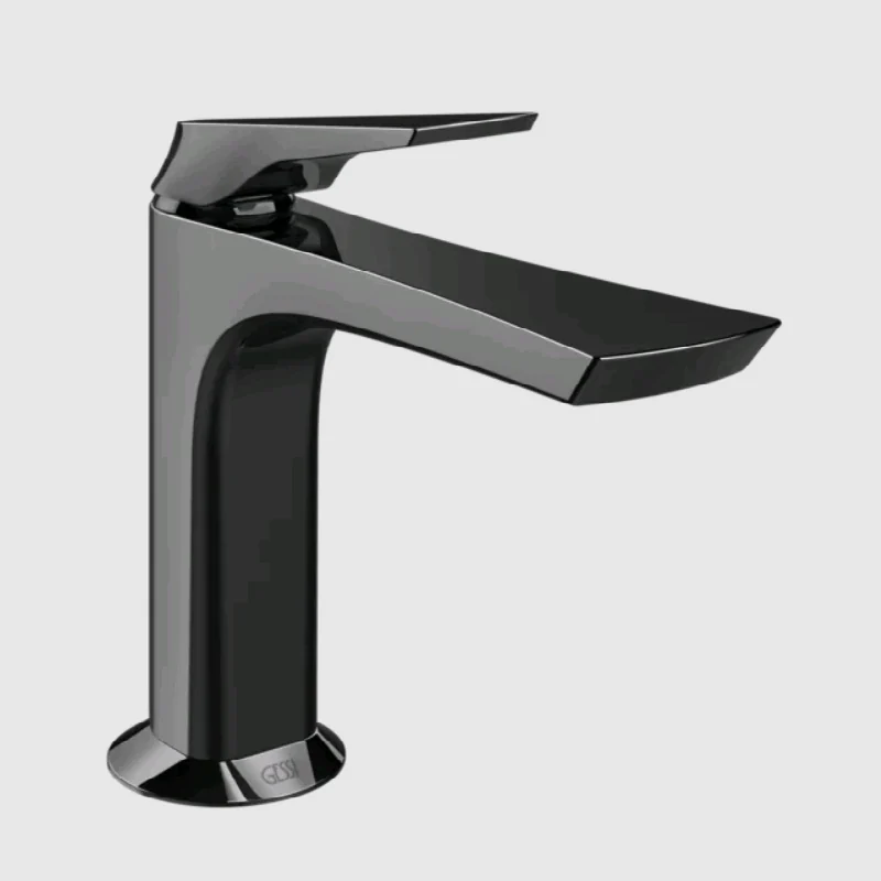 Смеситель для раковины, Gessi, Ventaglio, цвет-Black Metal PVD