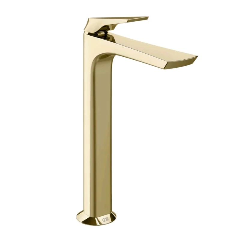 Смеситель для раковины, Gessi, Ventaglio, цвет-Brass PVD