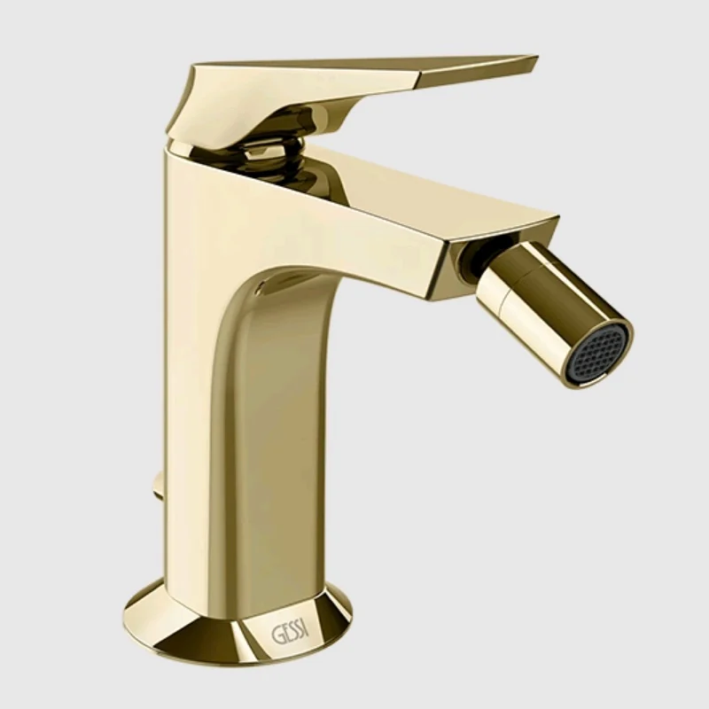 Смеситель для биде, Gessi, Ventaglio, цвет-Brass PVD