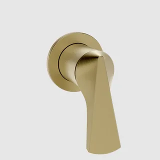 Смеситель для душа, Gessi, Ventaglio, на 1 потребитель, настенный, цвет-Brushed Brass PVD — иконка