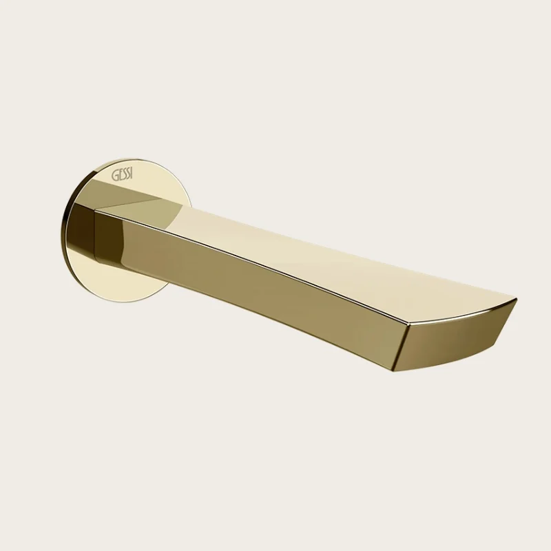 Излив, Gessi, Ventaglio, цвет-Brass PVD