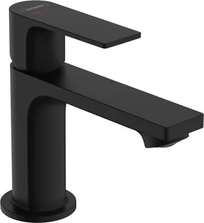 Смеситель для раковины, Hansgrohe, Rebris E, CoolStart, цвет-черный матовый — иконка