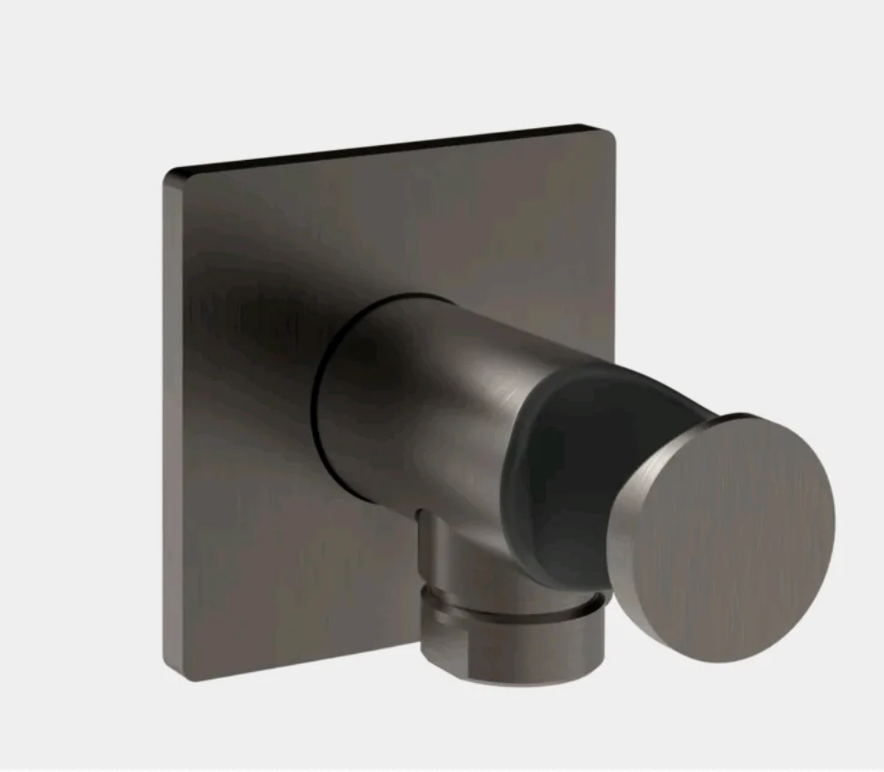 Шланговое подсоединение, Gessi, Inverso Bath&Shower, цвет-Black Metal Brushed PVD