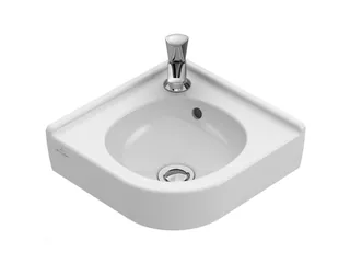 Раковина, Villeroy&Boch, O'Novo, шгв 320*320*85, отверстия для смесителя-1, CeramicPlus, цвет-альпийский белый — иконка