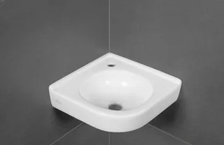 Раковина, Villeroy&Boch, O.Novo, шгв 450*320*85, отверстия для смесителя-1, цвет-альпийский белый