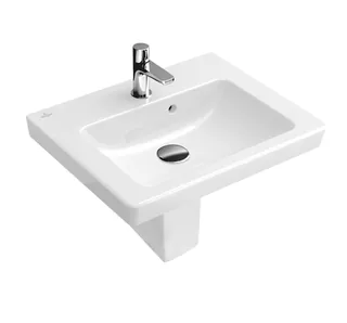 Раковина, Villeroy&Boch, Subway 2.0, шг 450*370, CeramicPlus, цвет-альпийский белый