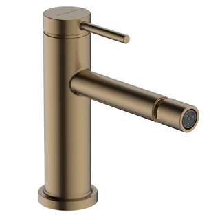Смеситель для биде, Hansgrohe, Tecturis S, цвет-шлифованная бронза