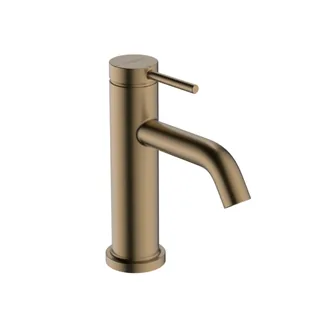 Смеситель для раковины, Hansgrohe, Tecturis S, цвет-шлифованная бронза