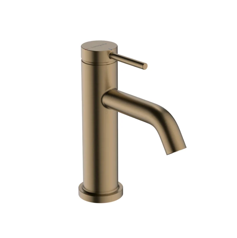 Смеситель для раковины, Hansgrohe, Tecturis S, цвет-шлифованная бронза