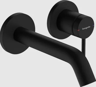 Смеситель для раковины, Hansgrohe, Tecturis S, цвет-черный матовый