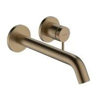 Смеситель для раковины, Hansgrohe, Tecturis S, цвет-шлифованная бронза