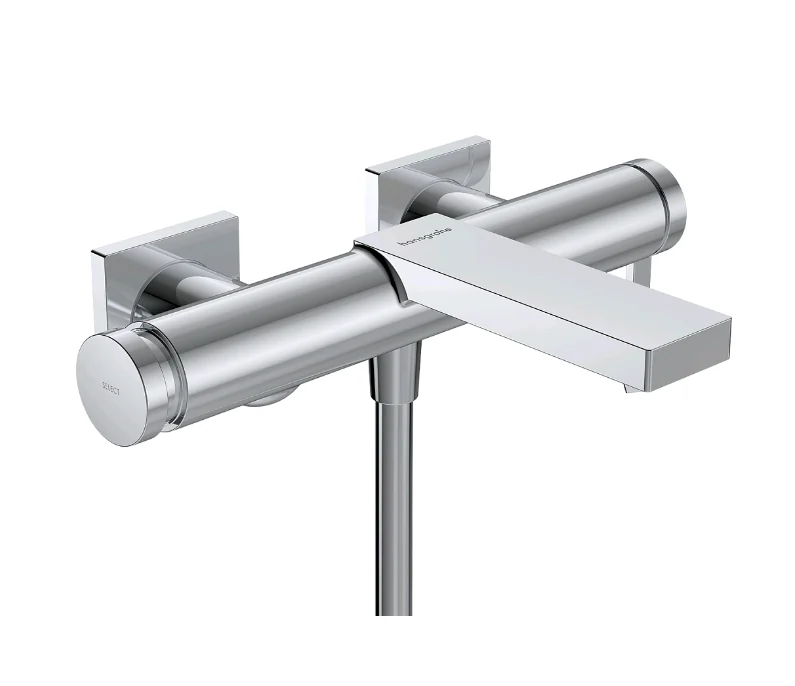 Смеситель для ванны и душа, Hansgrohe, Tecturis E, цвет-хром