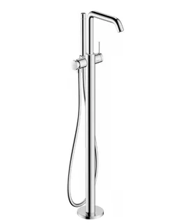 Смеситель для ванны и душа, Hansgrohe, Tecturis S, напольный, цвет-хром