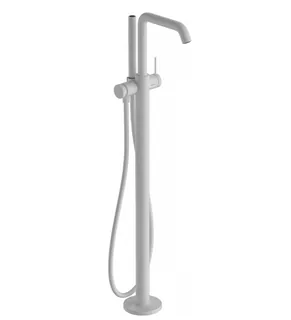 Смеситель для ванны и душа, Hansgrohe, Tecturis S, напольный, цвет-белый матовый